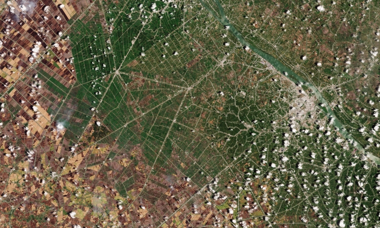 ESA - Immagine della settimana: Il delta del Mekong (21 aprile 2024)