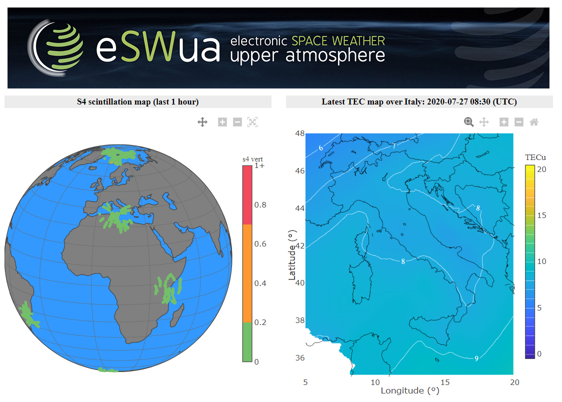 INGV, online il nuovo portale per il monitoraggio della ionosfera