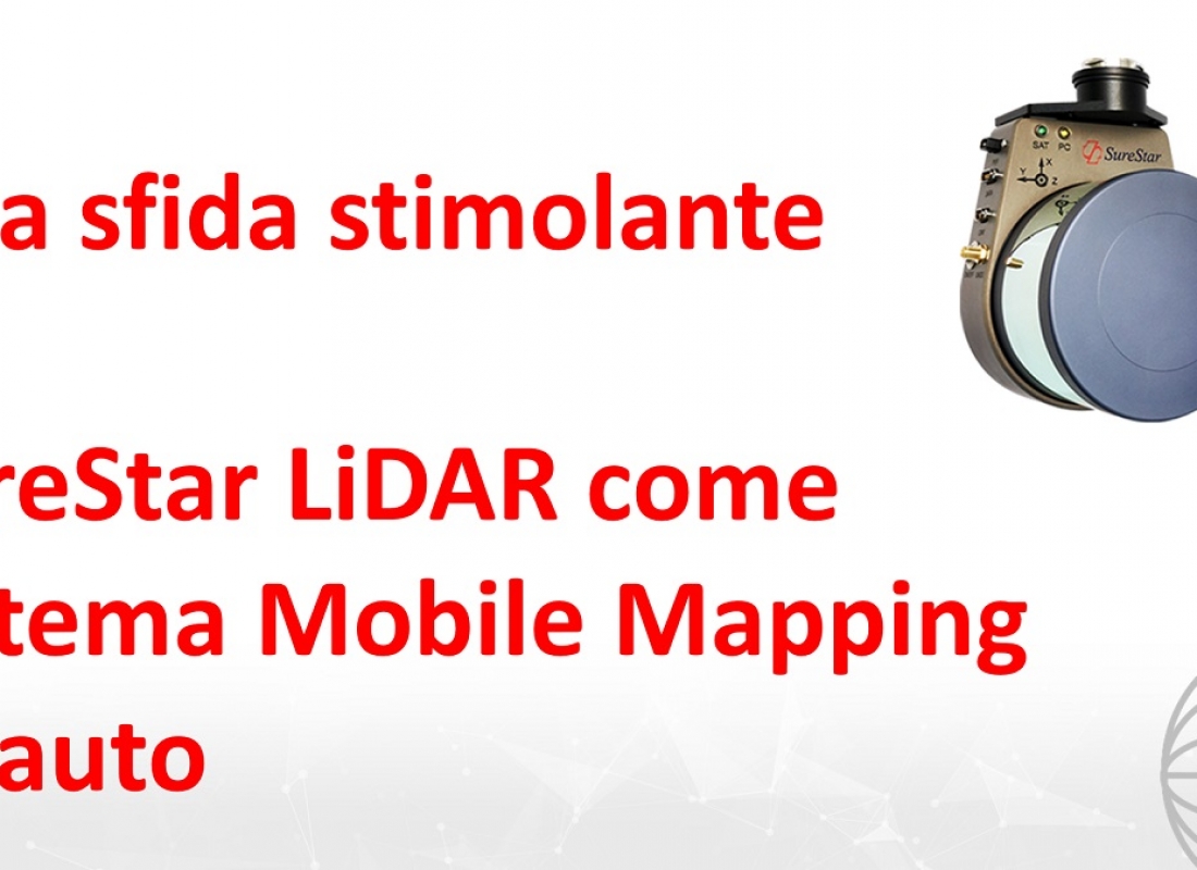 Una sfida stimolante. SureStar LiDAR come Sistema Mobile Mapping su auto