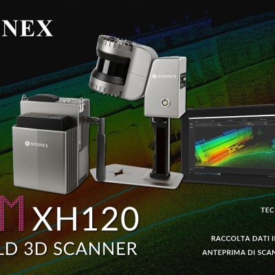 Stonex XH120 SLAM – nuovo Laser Scanner con tecnologia SLAM