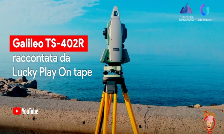 Galileo TS-402R: la stazione totale di Strumenti Topografici raccontata dal geometra Lucky Play on tape