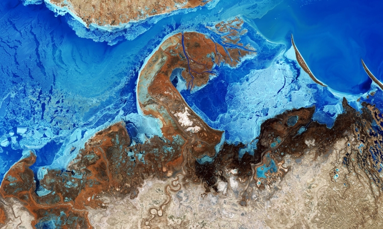 ESA - Immagine della settimana:  Lago  Balkhash (27 giugno 2022)