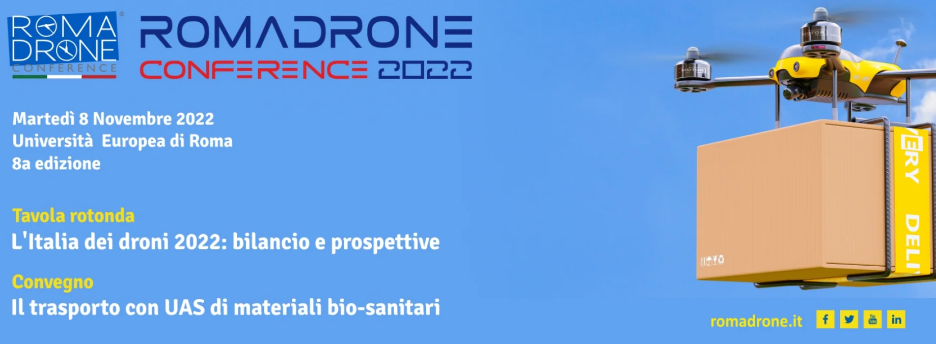 Roma Drone Conference torna in presenza