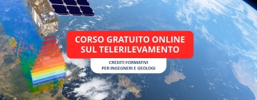 EO-Learning: Corsi online gratuiti sul telerilevamento con crediti formativi professionali