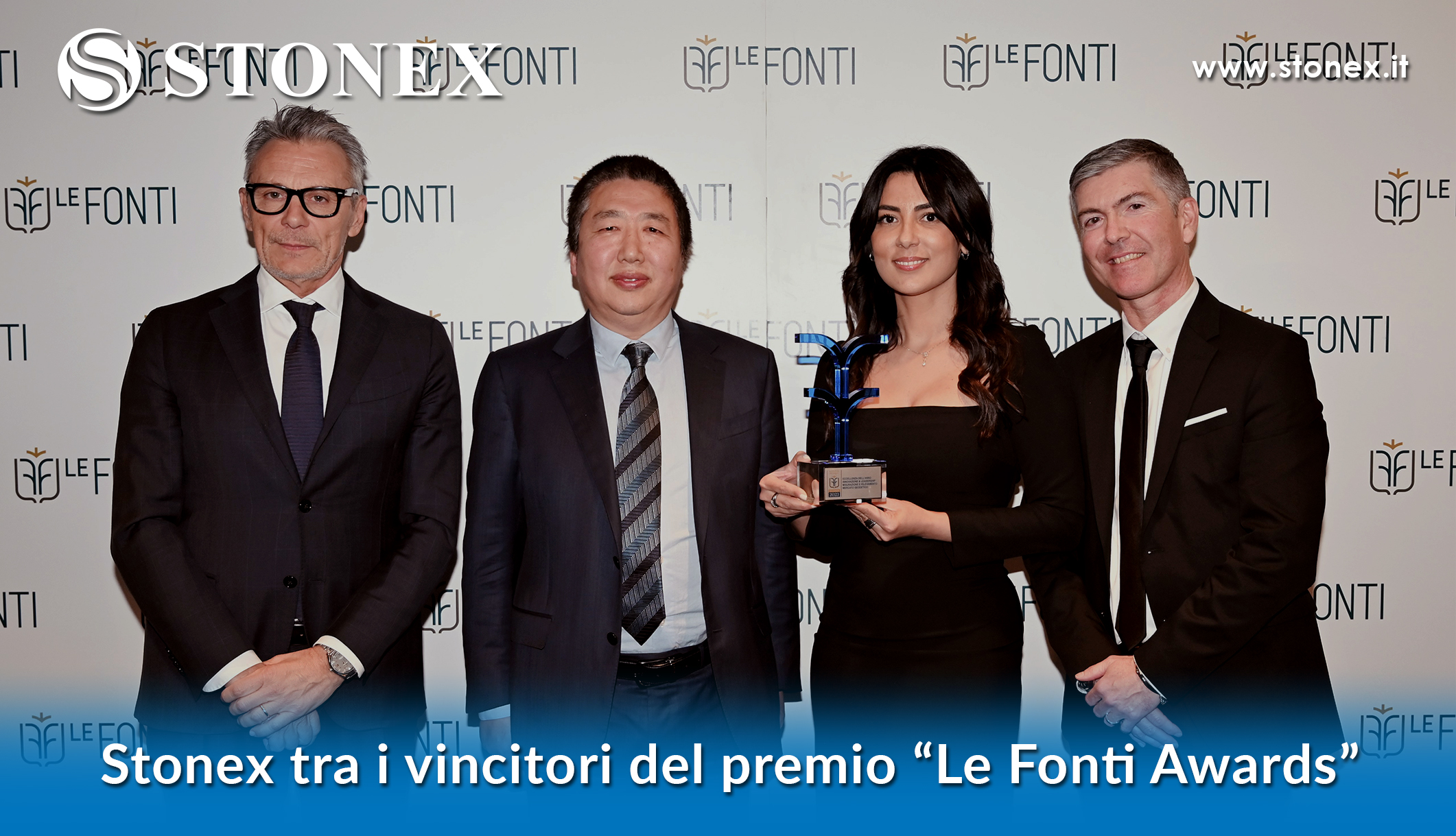 Stonex tra i vincitori del premio “Le Fonti Awards”