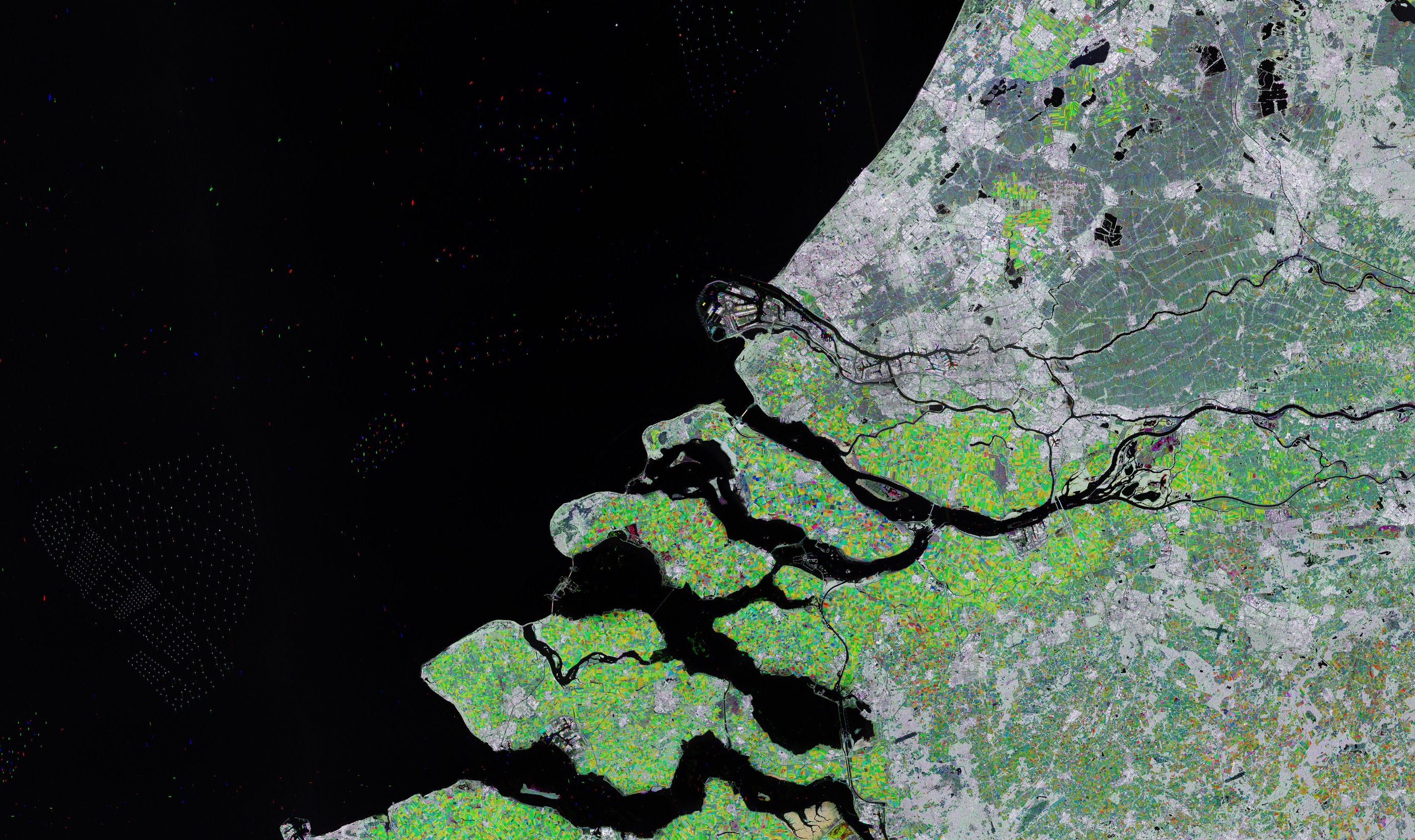 ESA - Immagine della settimana:  Paesi Bassi Sud-Occidentali  (02 luglio 2023)