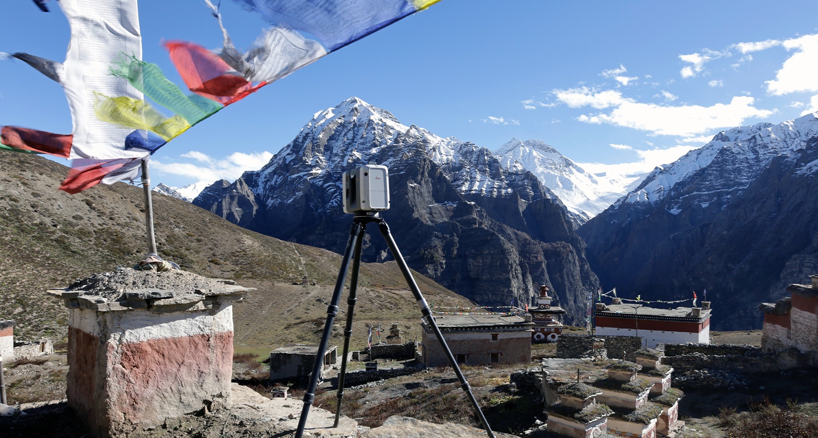 Effettuare scansioni laser 3D nelle zone più remote del Nepal