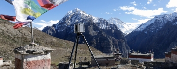 Effettuare scansioni laser 3D nelle zone più remote del Nepal