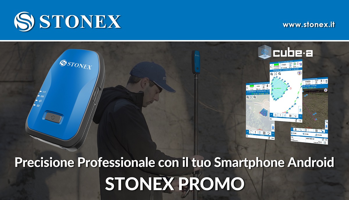 Stonex PROMO – Precisione professionale con il tuo Smartphone Android