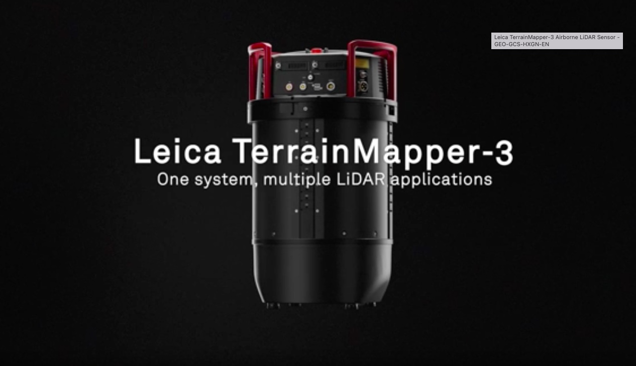 Leica Geosystems presenta il nuovo sensore LiDAR aereo Leica TerrainMapper-3