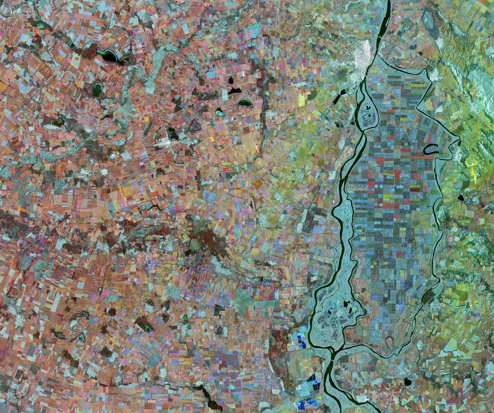 ESA - Immagine della settimana: Mosaico agricolo, Romania (01 dicembre 2024)