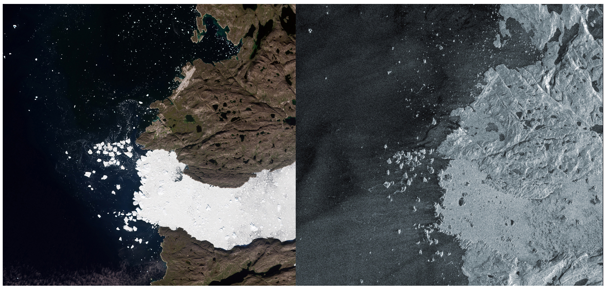 ESA - Immagine della settimana: Ghiacciaio Jakobshavn, Groenlandia (16 dicembre 2024)