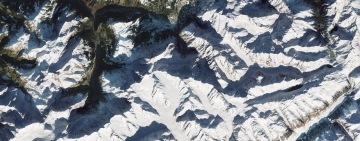 ESA - Immagine della settimana: Alpi Svizzere innevate (09 febbraio 2025)