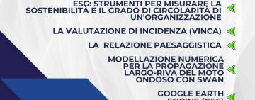 ESG, Modellazione moto ondoso con SWAN, Google Earth Engine, VInCA, e Relazione Paesaggistica: ecco i nuovi corsi targati TerreLogiche