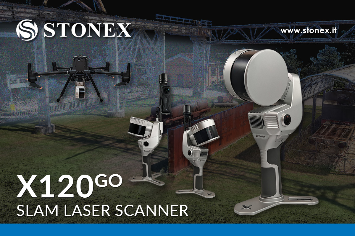 X120GO V2: l’evoluzione dello SLAM Laser Scanner portatile di Stonex
