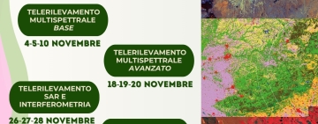 Corsi di Telerilevamento Multispettrale (Base e Avanzato), Telerilevamento SAR, Interferometria e Google Earth Engine