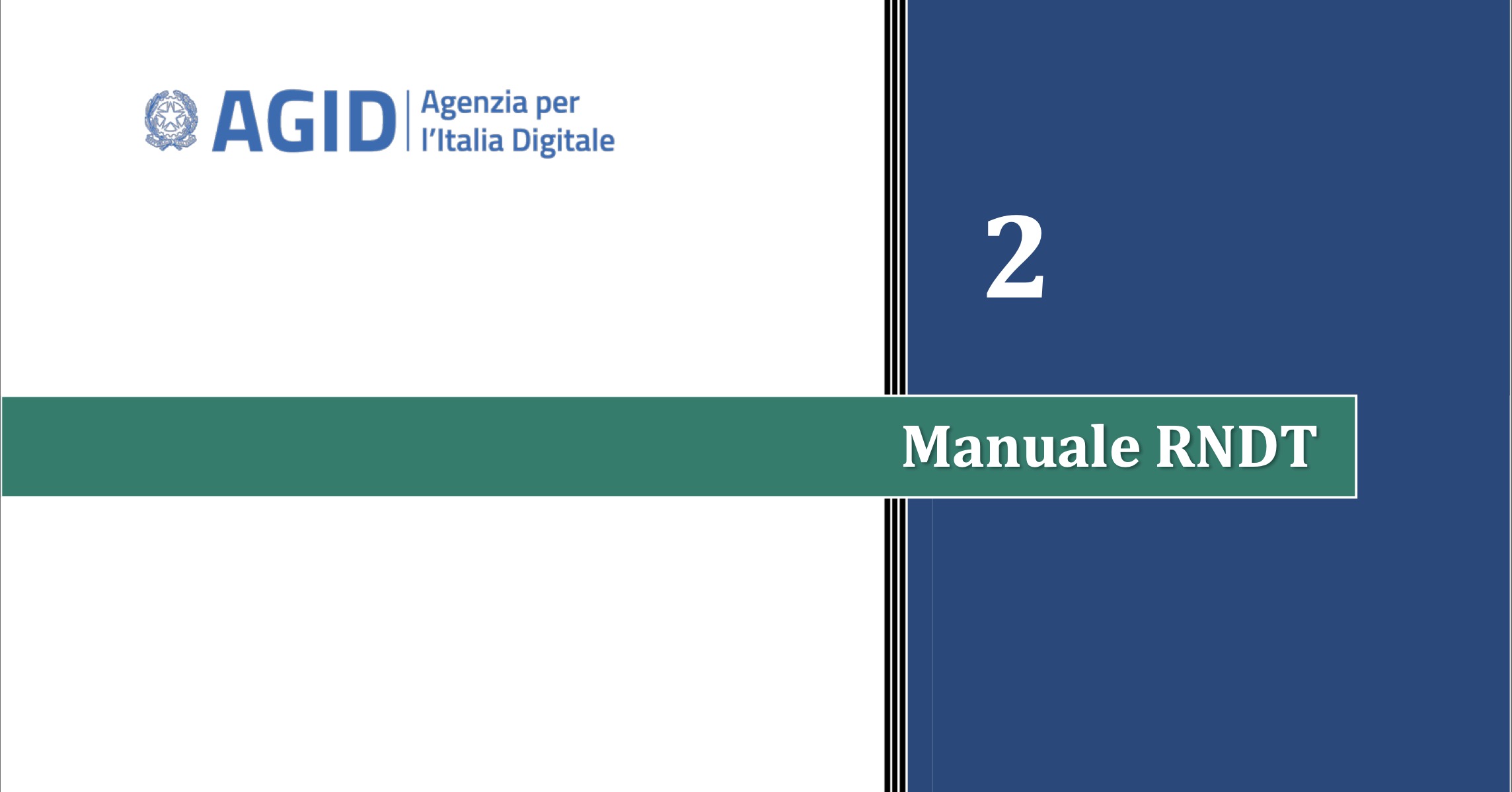 Pubblicata la nuova versione del Manuale dei metadati del Repertorio Nazionale dei Dati Territoriali (RNDT)