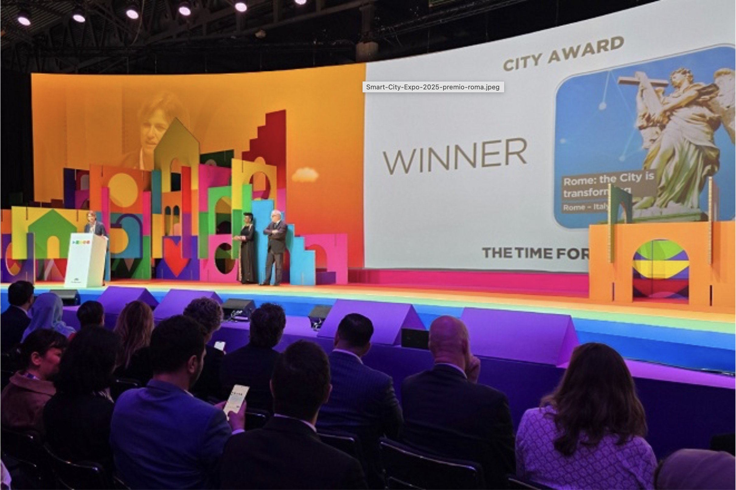 Roma vince lo Smart City Award a Barcellona