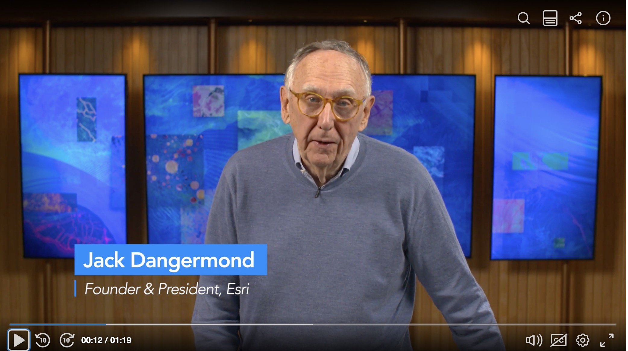 GIS Day 2025: Invitation from Jack Dangermond