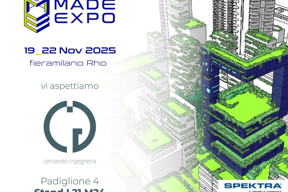 SPEKTRA a Trimble Company al MADE Expo 2025: soluzioni innovative per il rilievo e la digitalizzazione del costruito