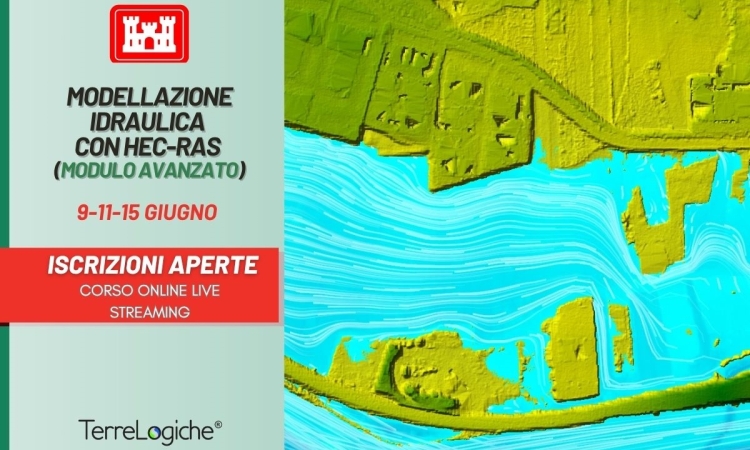 Come ottenere mappature di allagamento affidabili in moto vario bidimensionale con HEC-RAS: al via il corso avanzato di TerreLogiche